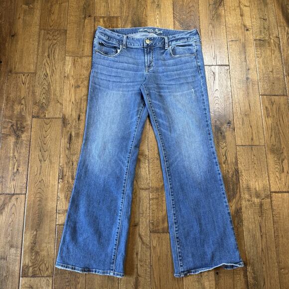 American Eagle Outfitters Denim - American Eagle Favorite Boyfriend Jeans Womens Sz 14 Y2K Low Rise Boot Cut
